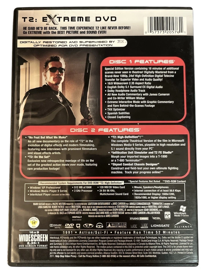 Terminator 2: Judgment Day (DVD) 2 Disks - Image 2 of 4