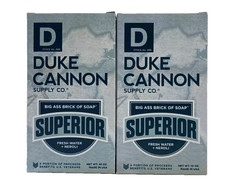 2 Bars Duke Cannon Big Ass Brick Of Soap Superior USA Made 10 Oz. Each