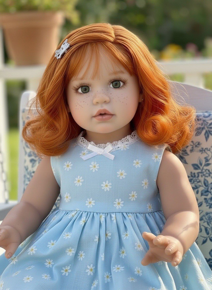 Sweet Reborn Girl Doll ELLIE By Irina Kaplanskya  WITH COA