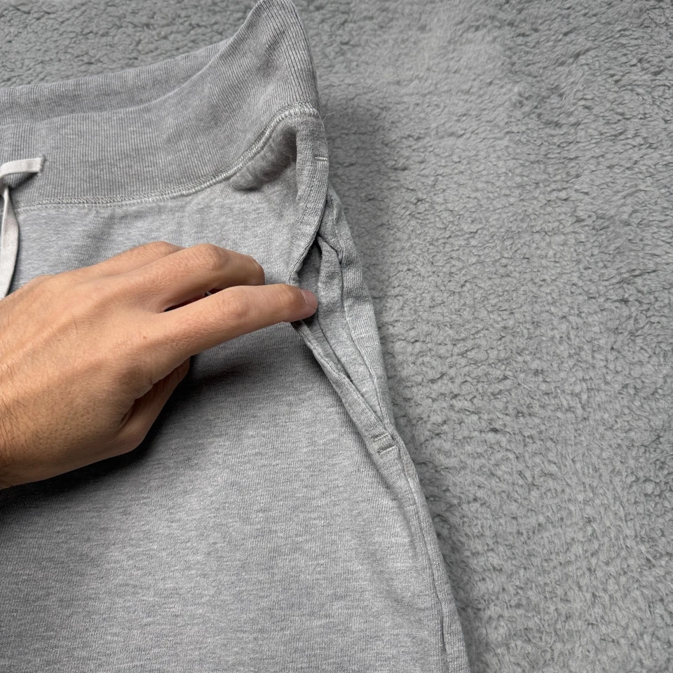 Pantalones deportivos Brandy Melville para mujer talla única gris pierna ancha bolsillos 31X28 Foto 4 de 4