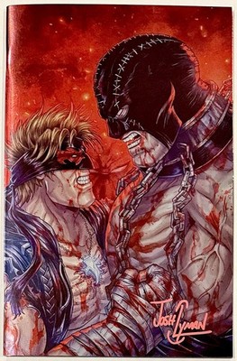 Final Boss #1 Signed by Josh C Lyman - Virgin Foil Edition w/ COA - Lmtd 500 NM+