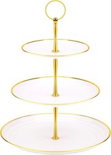 Cupcake Stand Holder 3 Tier Cup Cake Dessert Tower Plastic Tiered Serving