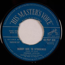 FRANKIE AVALON: A Boy Without A Girl / Bobby Sox HMV UK Orig Rock 7” 45 MP3