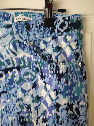 Nine West Blue Chrystie woman 8 Capri Fitted At Hip Soft Touch - Picture 5 of 11