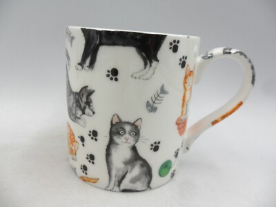 Katzen und Kätzchen Design Bone China gerade Tasse