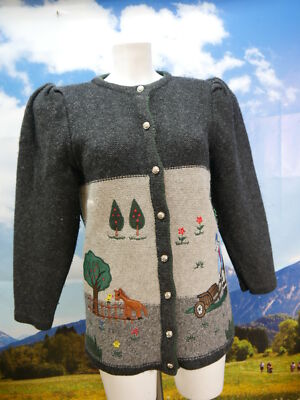 Your Sixth Sense C&A wunderschöne Strickjacke süße Trachtenjacke