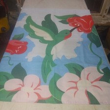 Hummingbird Bird Flowers Bird Banner Garden Flag New Creative