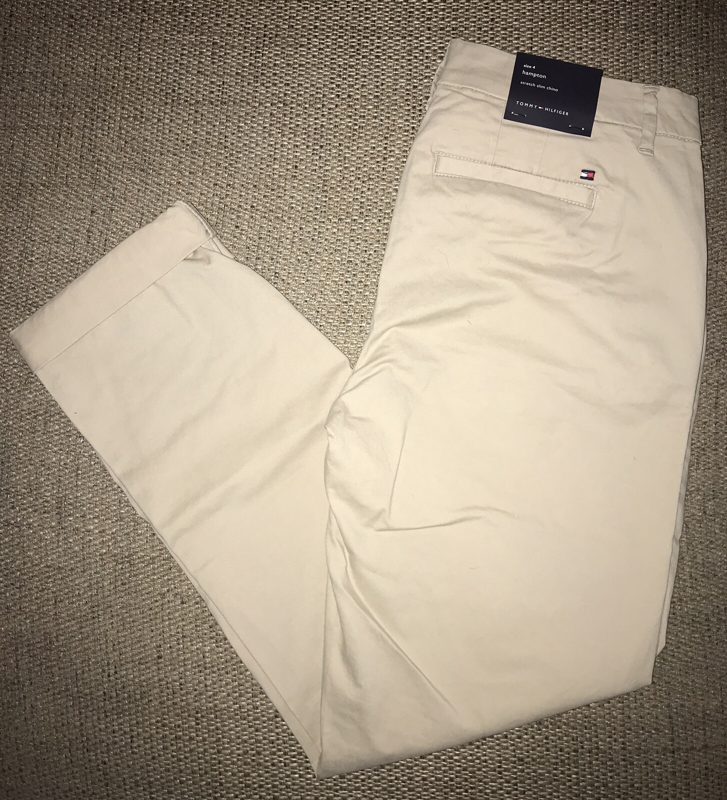 New Women's Tommy Hilfiger Stretch Slim Chino (Hampton) - Size 4