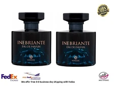 2 X Brazilian Inebriante Eau de Parfum Male Perfume 100ml - Hinode Original