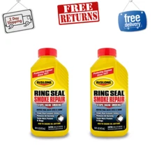 (2 PACK) Rislone Ring Seal Smoke Repair Additive, Stops Engine Smoking - 16 Oz