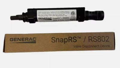 NEW (Pack of 14) Generac SnapRS RS802 Inline Disconnect Device for PV Link