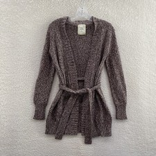 Y2K Vintage Old Navy Cardigan Sweater Medium Lambs Wool Angora Boho Fairy Grunge