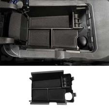 For Ford Mustang 2024 ABS Black Center Console Armrest Storage Box Cover Trim