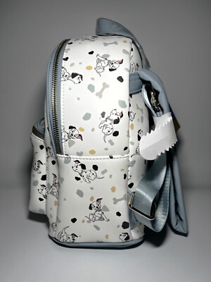 Disney 101 Dalmatians Backpack Danielle Nicole Bag Bone Allover Print Dog PURSE Danielle Nicole Disney 101 Dalmatians Bone Allover Print  main image 3
