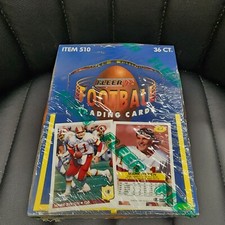 1992 Fleer Football Wax Box 36 Packs, 17 in each Pack Factory Sealed MINT