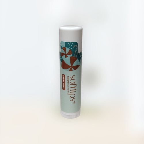 SOFTLIPS HOLIDAY EDITION Moisturizing Natural Lip Balm COCOA MINT 0.15oz Sealed - Picture 22 of 24