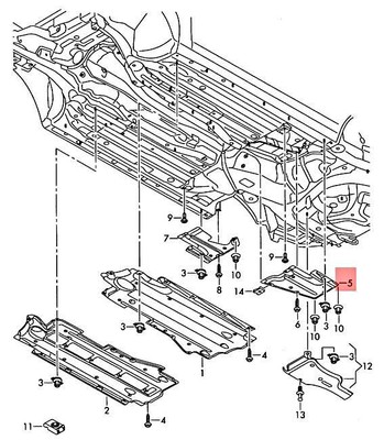 NEU AUDI A6 ALLROAD QUATTRO AVANT S6 A6L UNTERBODEN TRIM 