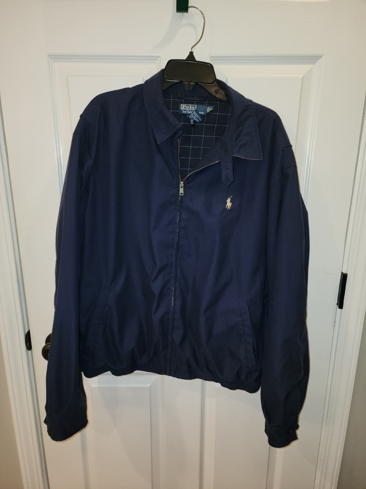 Vintage Polo Ralph Lauren Harrington Bomber Jacket Windbreaker Full Zip Sz XL
