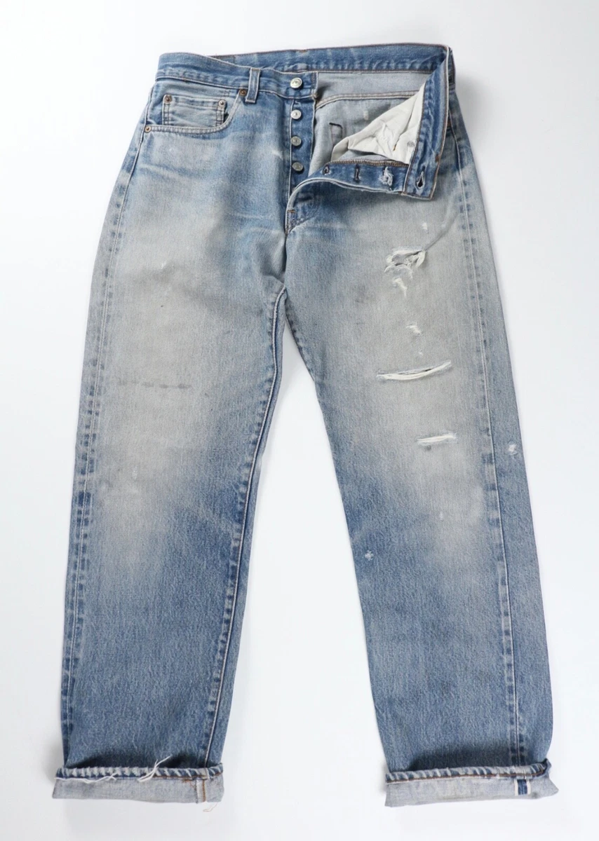 Vtg Levi's 501 Jeans 1980s Redline Selvedge fits 30 x 29.5 Made in USA