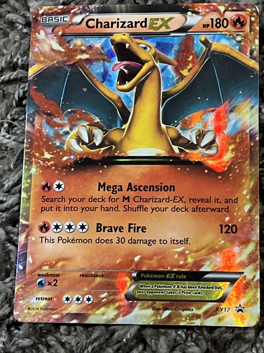 Pokémon TCG Charizard-EX XY Black Star Promos XY17 Holo Promo | eBay