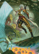 Gold Stamp Art Series THE ETERNAL WANDERER mtg NM Phyrexia All Will Be One
