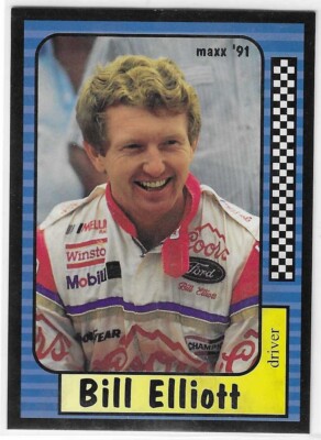 1991 MAXX #9 BILL ELLIOTT 2 TIME DAYTONA 500 WINNER