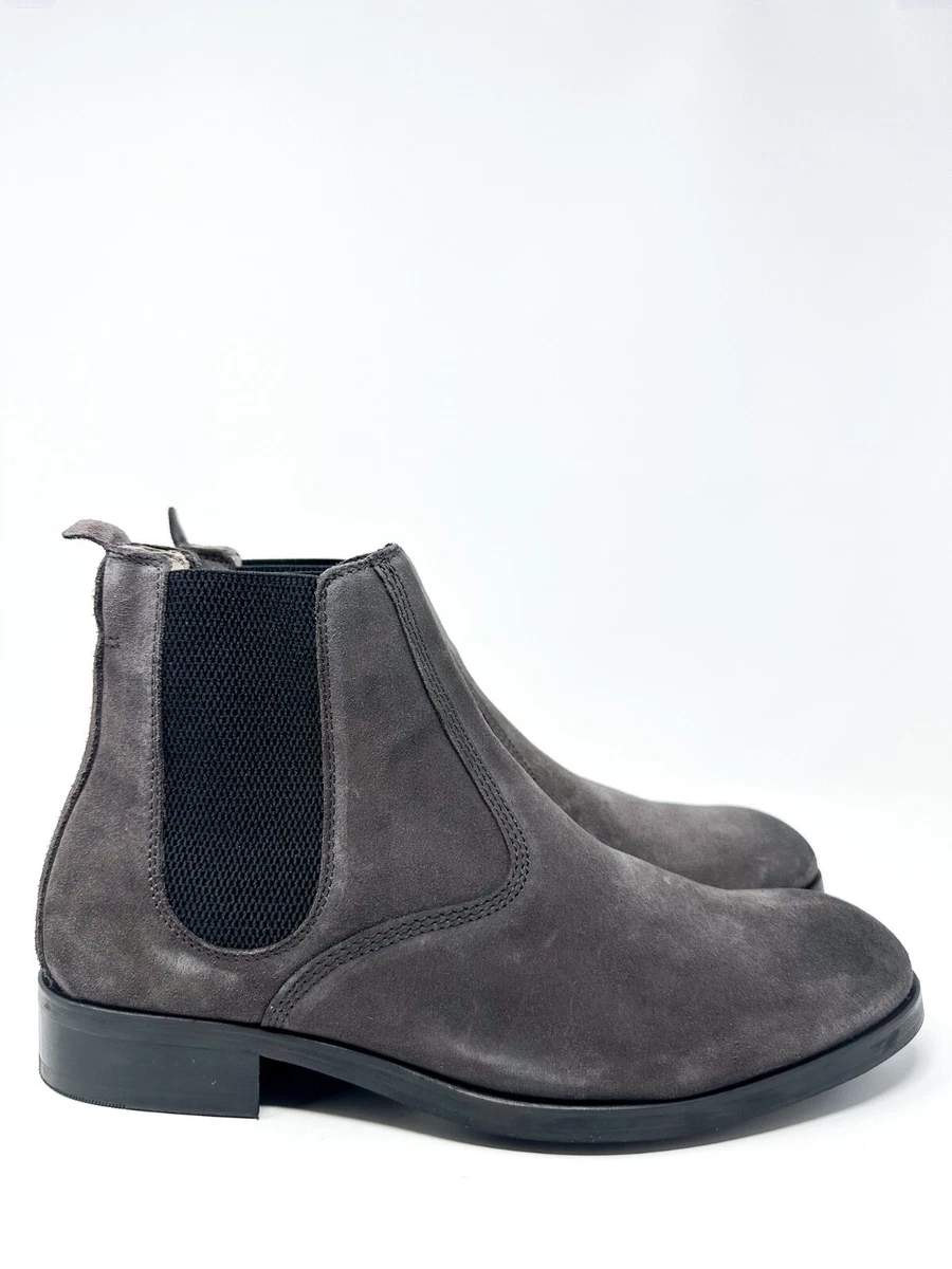 All Saints Black Leather & Grey Tweed STYX Chelsea Boots w/ Zipper US 12/ EU 45 All Saints | Shoes | Nwt All Saints Styx Black Leather Gray  main image 2