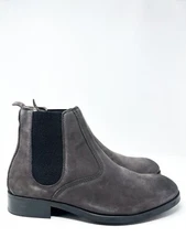 Allsaints Men's Gus Pull On Chelsea Boots Grey 10 US / 43 EU $350