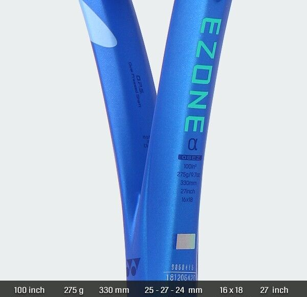 YONEX 2025 EZONE α 100 Tennis Racquet Racket 100sq 275g 16x18 1pc