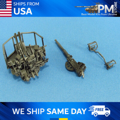 Metallic Details MDR7252 Twin 40 mm Bofors guns model kit 1/72