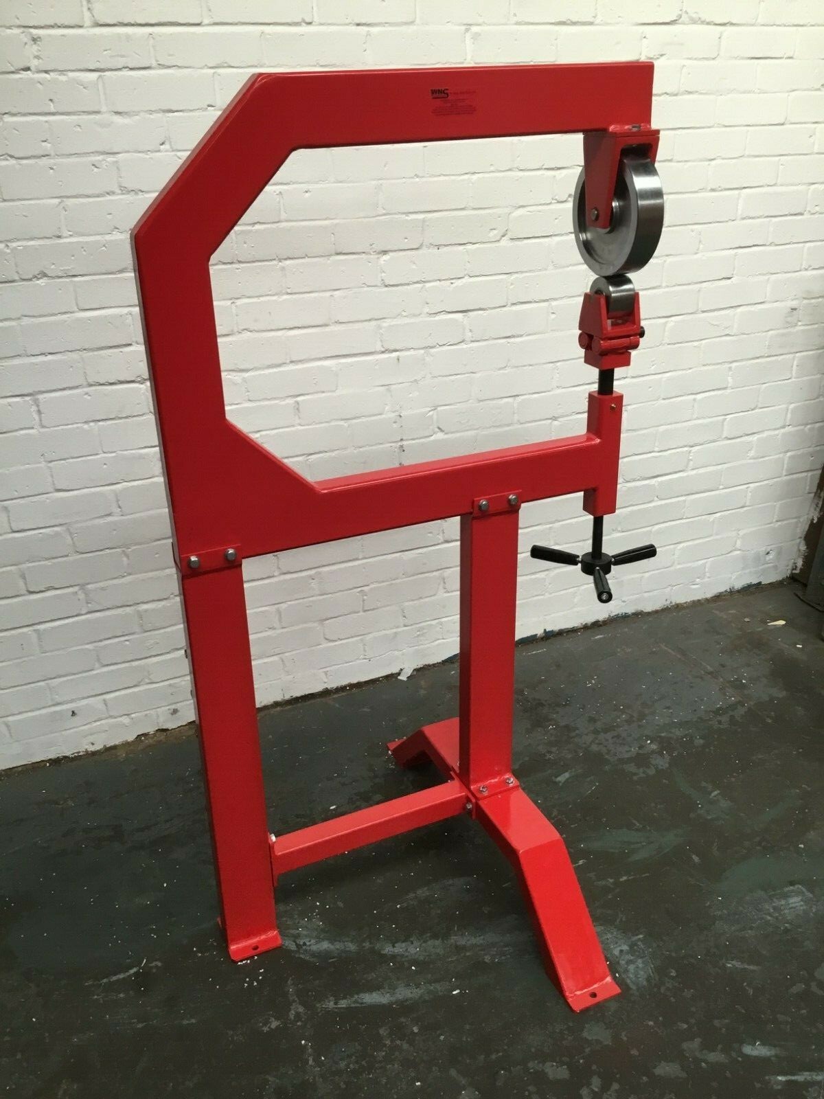 WNS English Wheel Wheeling Machine 710mm x 1.5mm 1 Top Roll 6 Bottom ...