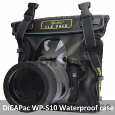 DiCAPac WP-S10 Waterproof case for SLR 5D A77 D7000 7D D4 S5PR
