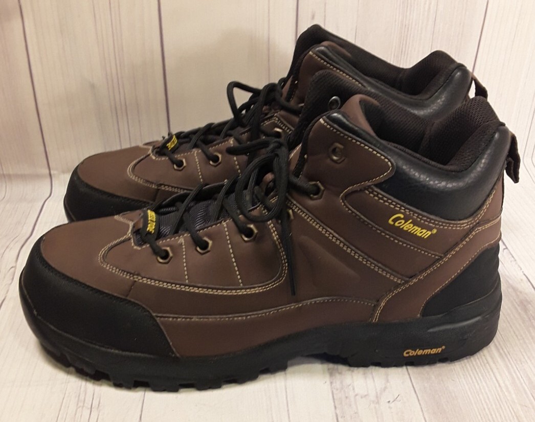 Coleman Workwear Steel Toe Men’s Boots Size 13 Wide Brown/Black eBay