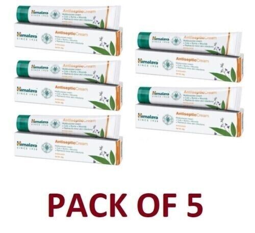 5 packs X Himalaya Herbals Antiseptic Cream 20 Grams Each FREE SHIP - Picture 1 of 2