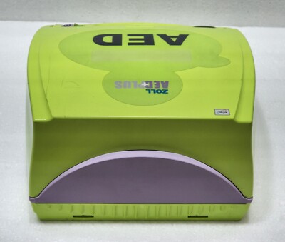 ZOLL AED PLUS SEMI-AUTOMATIC w/ CARRYING CASE, BATTRIES & EXPIRED