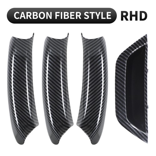 Black / Carbon Interior Door Handle Cover Pull Trim For BMW X3 X4 F25 F26 10-17 - Picture 23 of 23