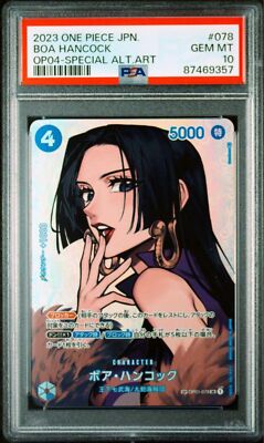 PSA10 Boa Hancock SP OP01-078 SR One Piece Card Kingdoms of 