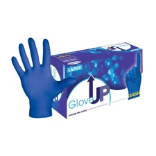 DASH GloveUP Nitrile Exam Grade Disposable Gloves, Cobalt Blue, 3.1 mil, Box of 