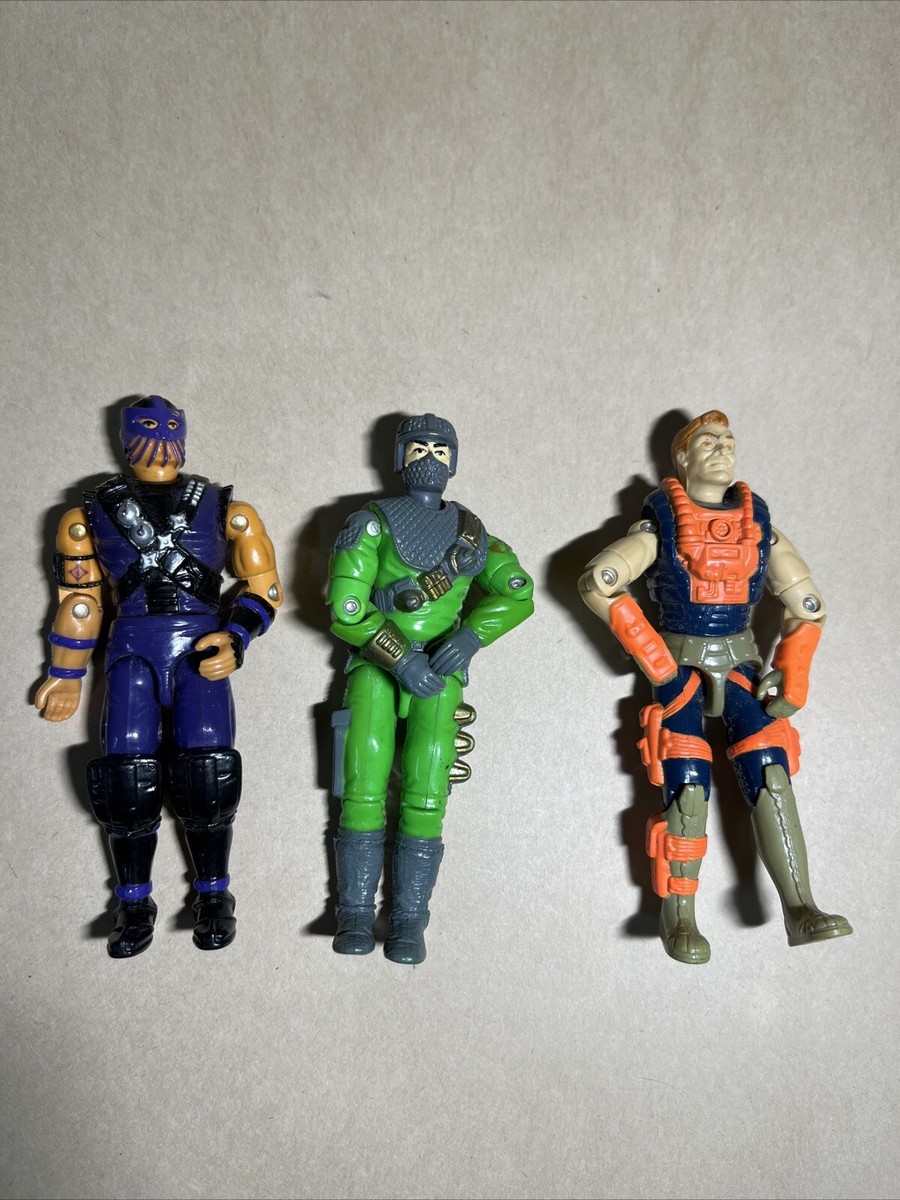 GI-JOE ジーアイジョー 90s ハズブロ ビンテージ Lot Of 3 Vintage Hasbro 90's GI Joe Action Figures #2 | eBay