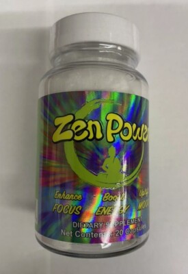 NEW Zen Power 2 x 20 Ct Capsule Bottle Boost Energy