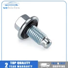 1PC 11562588 Oil Pan Drain Plug Bolt W/O Ring For GM Chevrolet Buick Cadillac US