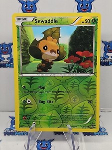 Pokémon Sewaddle Phantom Forces 5/119 Reverse Holo LP