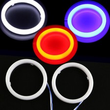 2X 60MM Beautiful Soft Glowing LED Angel Eyes Halo Ring Light White/Red/Blue