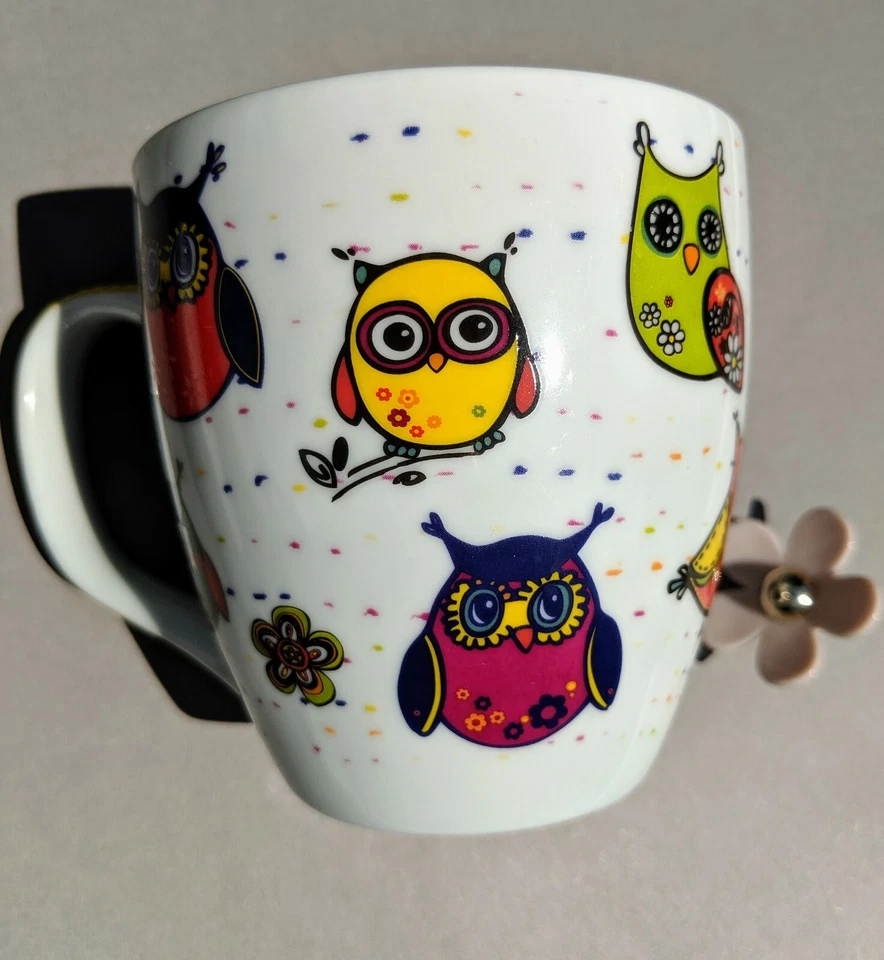 Taza Konitz Owl en blanco 14 onzas Foto 2 de 4