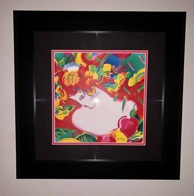 Peter Max FLOWER BLOSSOM LADY Serigraph Hand-signed & Numbered 165/300 COA