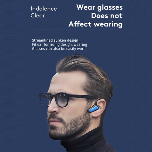 Wireless Bone Conduction Headphones Waterproof Sports Noise Cancelling Built-in - Picture 19 of 28