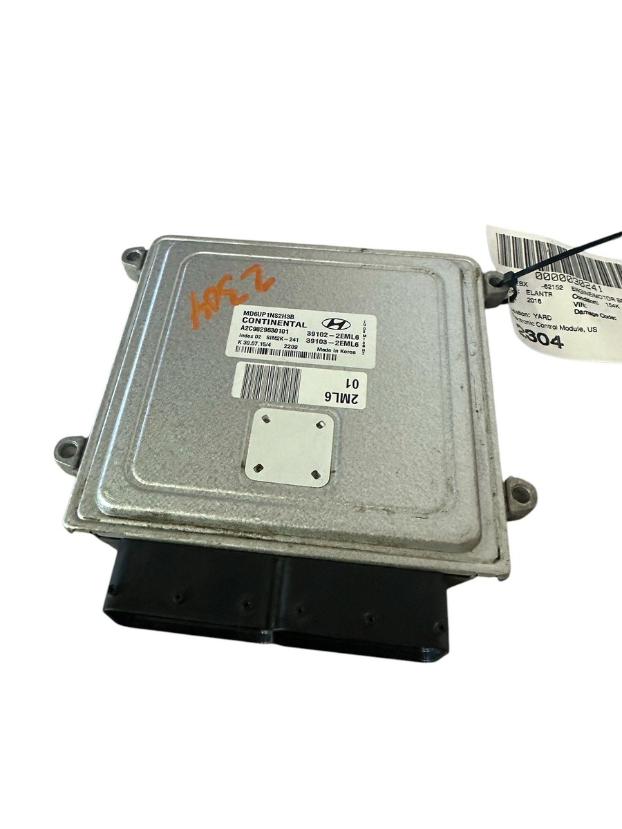 14 15 16 HYUNDAI ELANTRA Engine Motor Control Module Box ECU ECM
