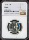 1959 Washington Quarter Silver NGC PF66 Proof Quality