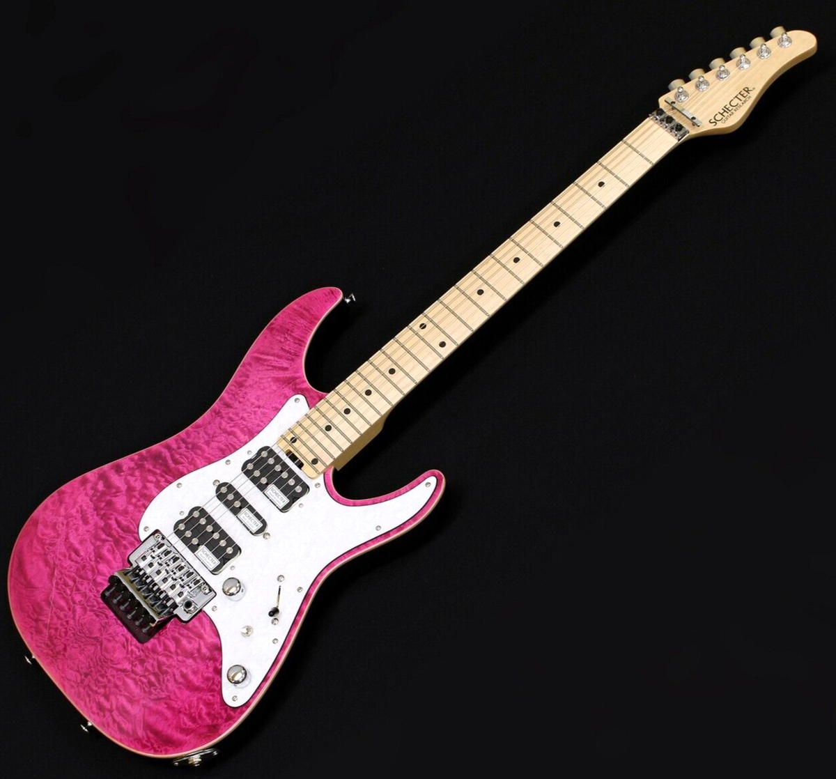 SCHECTER SD-2-24-AL Electric Guitar PINK/R From Japan | eBay
