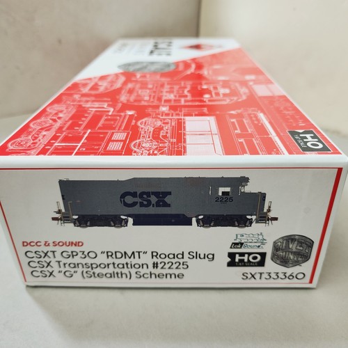 ScaleTrains Rivet Ctr HO EMD GP30 RDMT Road Slug CSXT #2225 DCC/SND LED SXT33360 - Picture 5 of 5